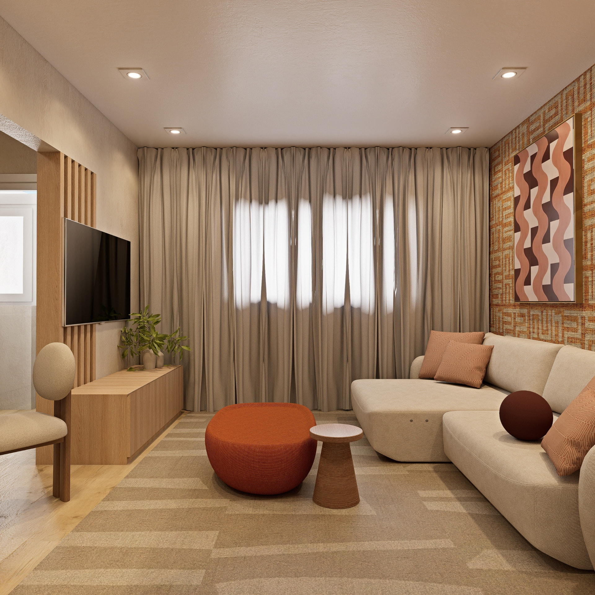 Apto Alegria — Sala de TV
