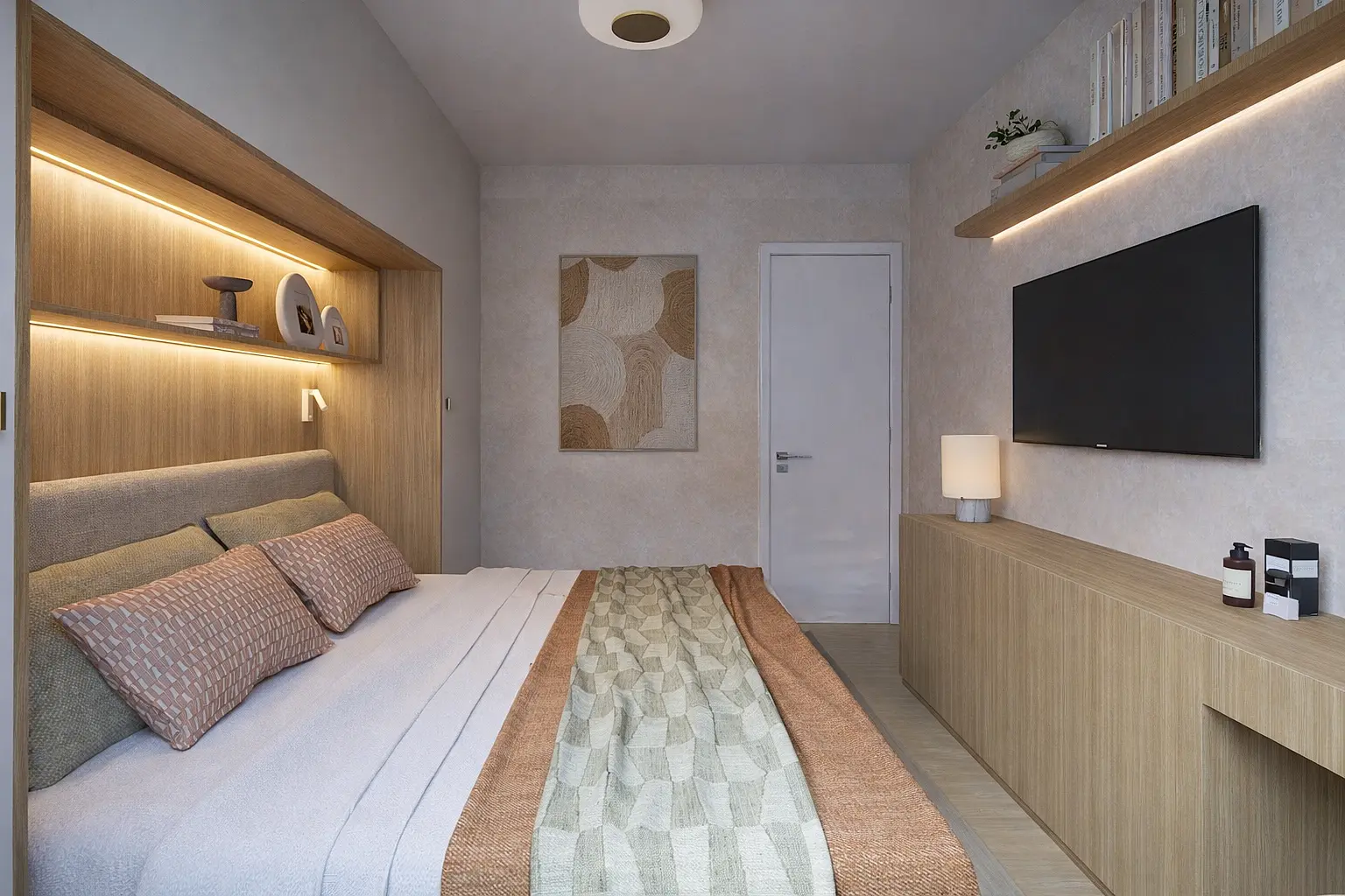 Apartamento Raiz — Quarto de casal