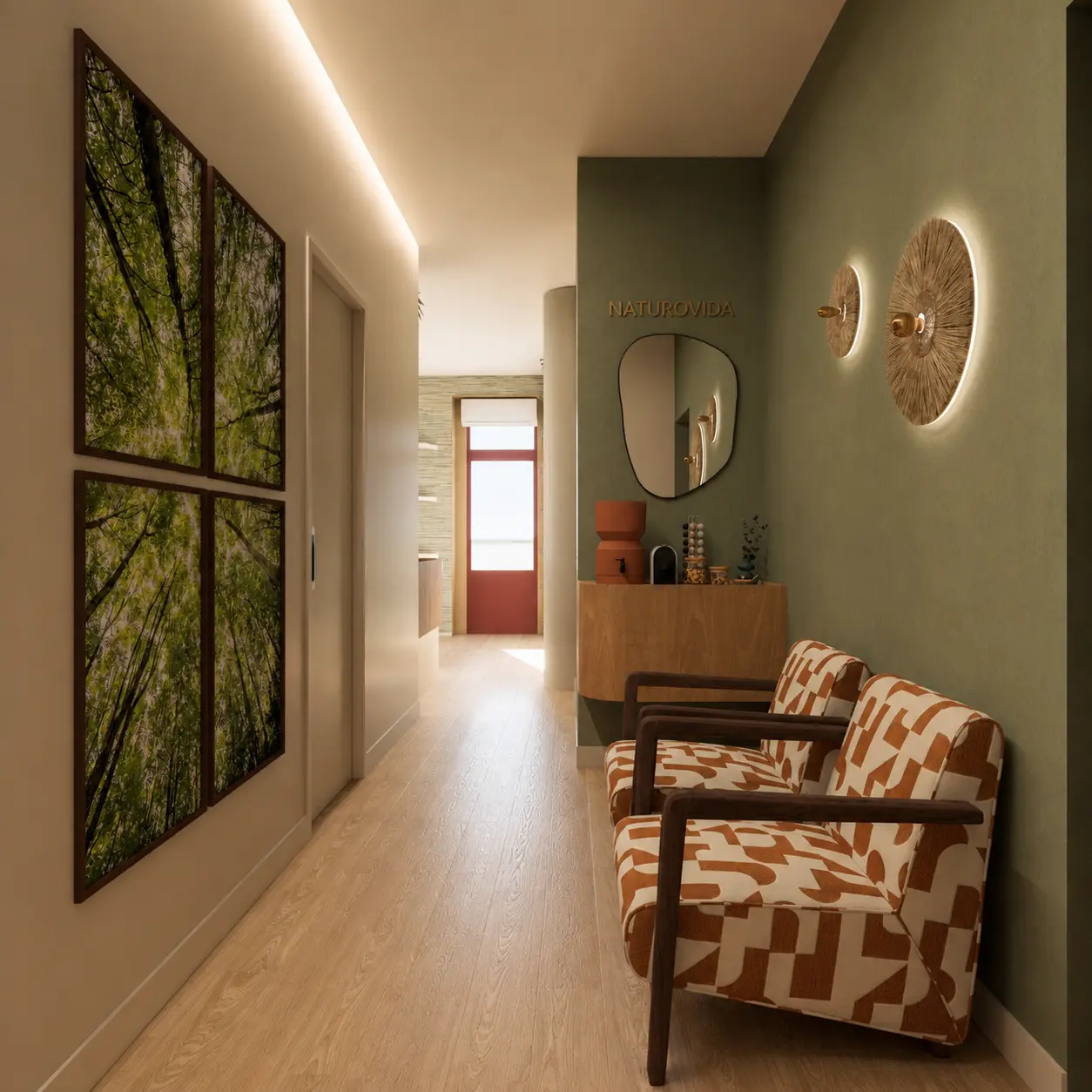 Naturovida — Corredor e sala de espera