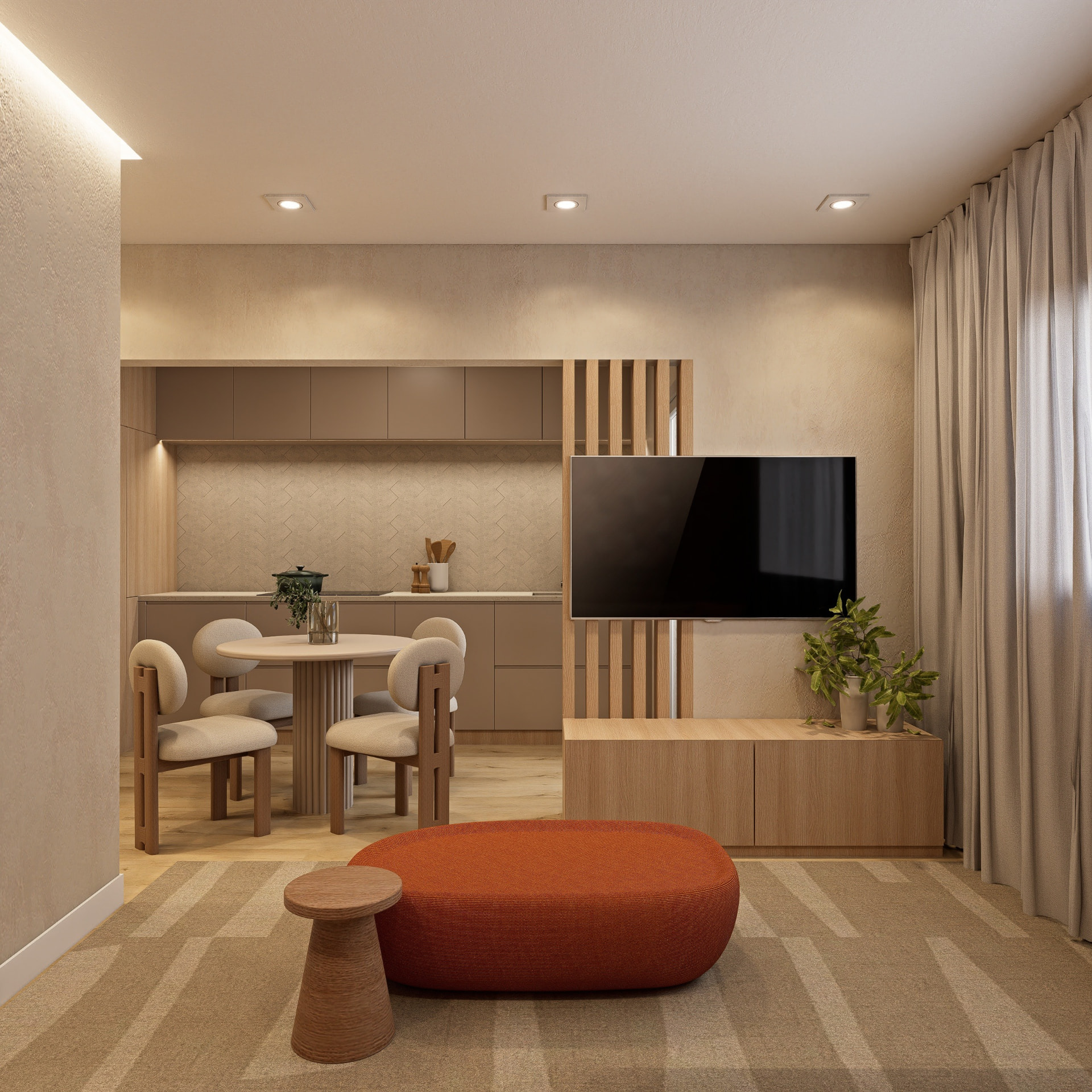 Apto Alegria — Open space
